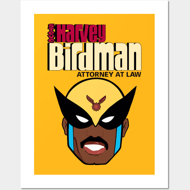 Steve Harvey Birdman Wall Art by Unsanctioned Goods